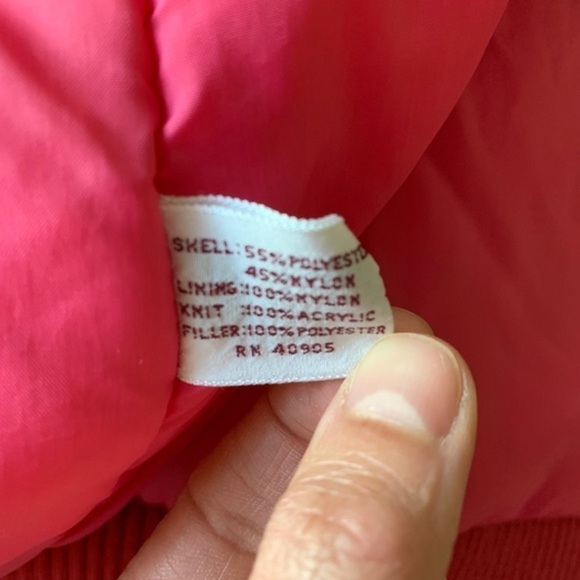 Vintage Y2K Jordache Puffer Ski Bomber Jacket Pink - Picture 12 of 16